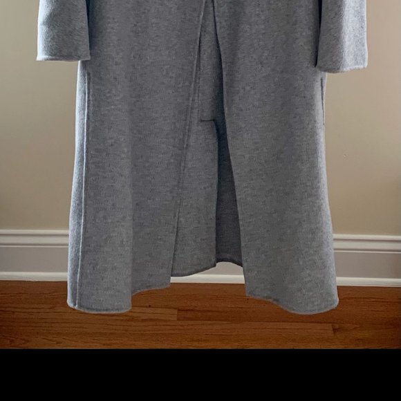 The Reset "R-Label" Double Faced Tie Coat in Grey - XS - Picture 8 of 13